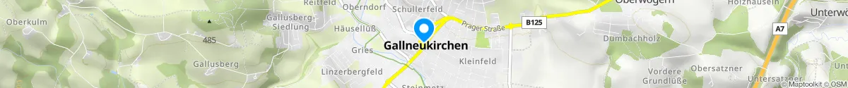 Kartendarstellung des Standorts für St. Gallus-Apotheke in 4210 Gallneukirchen